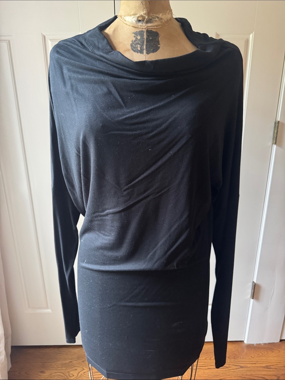 Press dress interchangeable, black jersey dress size small